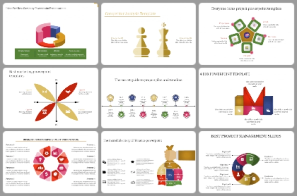 Mixed Shapes Powerpoint Templates